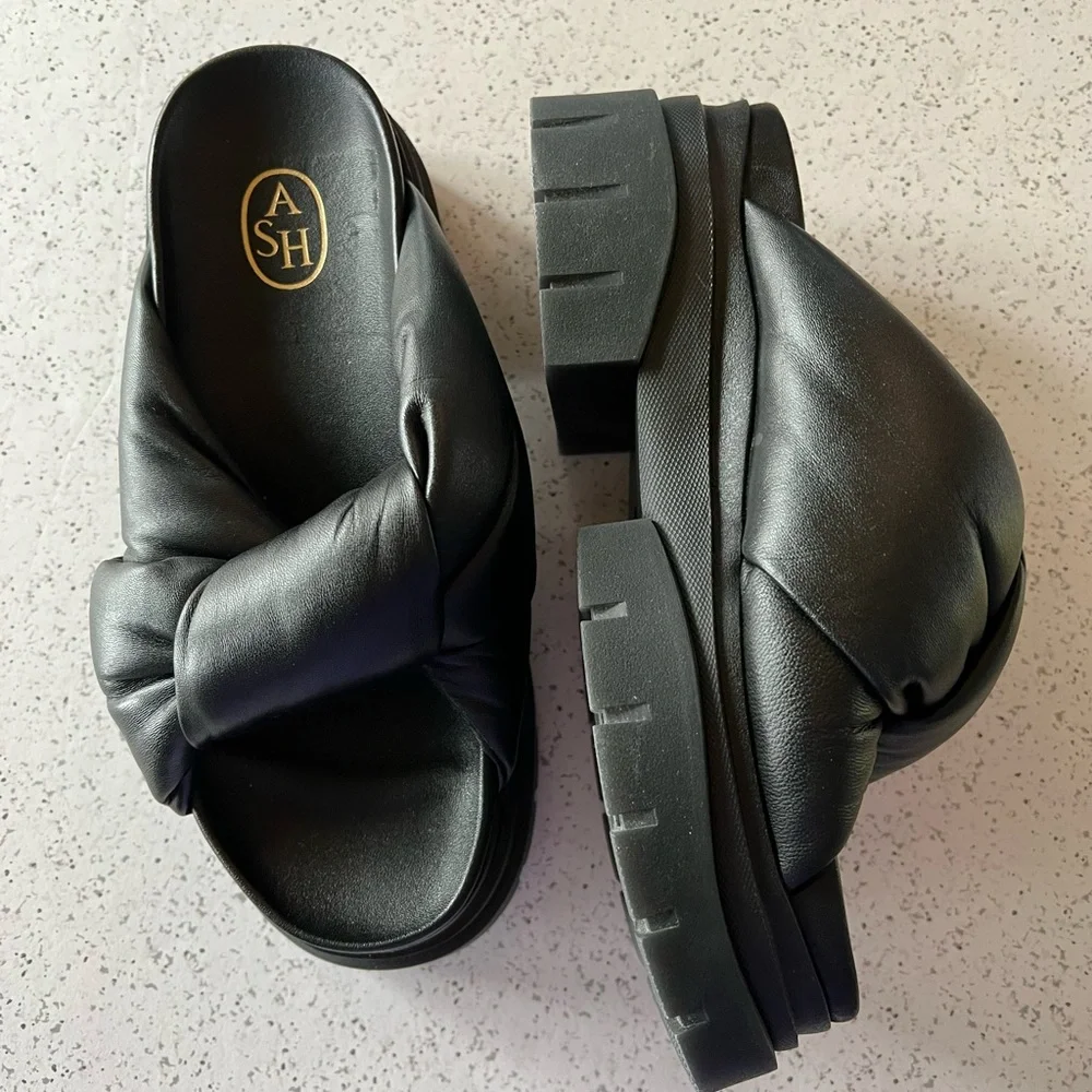 🆕 Ash Shilo Platform Slide Sandal
